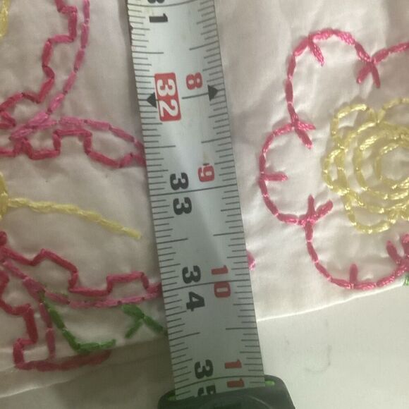 Lilly Pulitzer Amber Fruit Punch Embroidered Lined Dress Sz 4P Empire - Picture 9 of 9